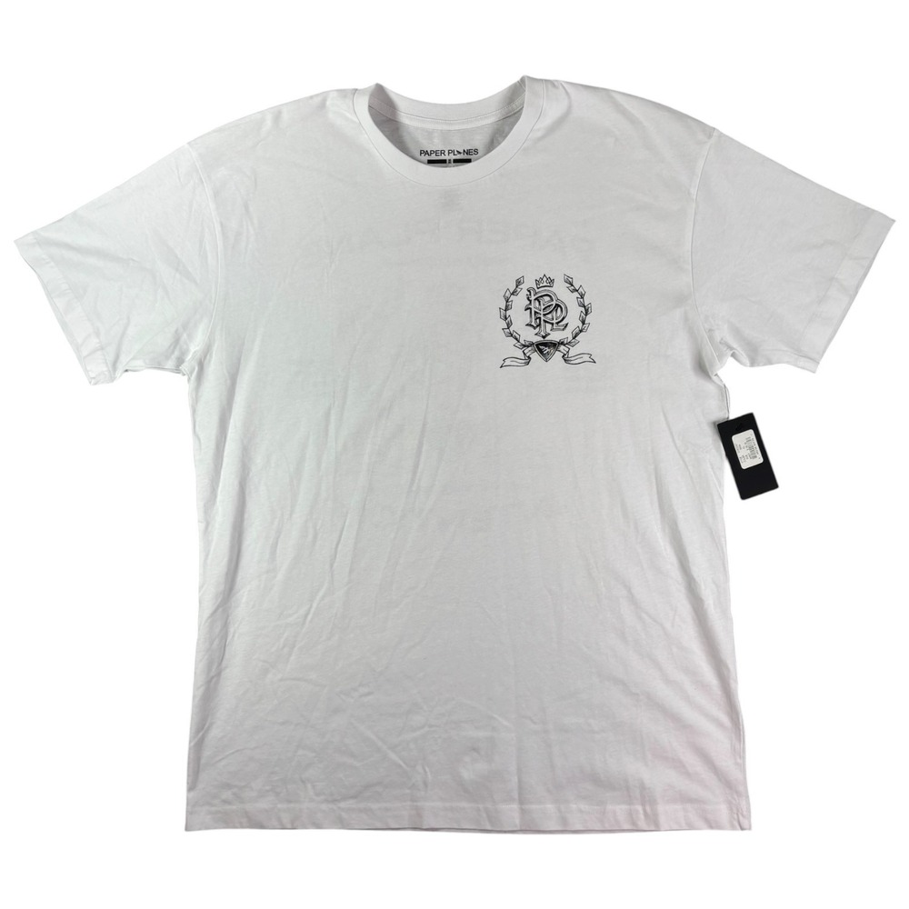 Paper Planes T Shirt Mens XL White Once You Dream You Set Your Intention Graphic